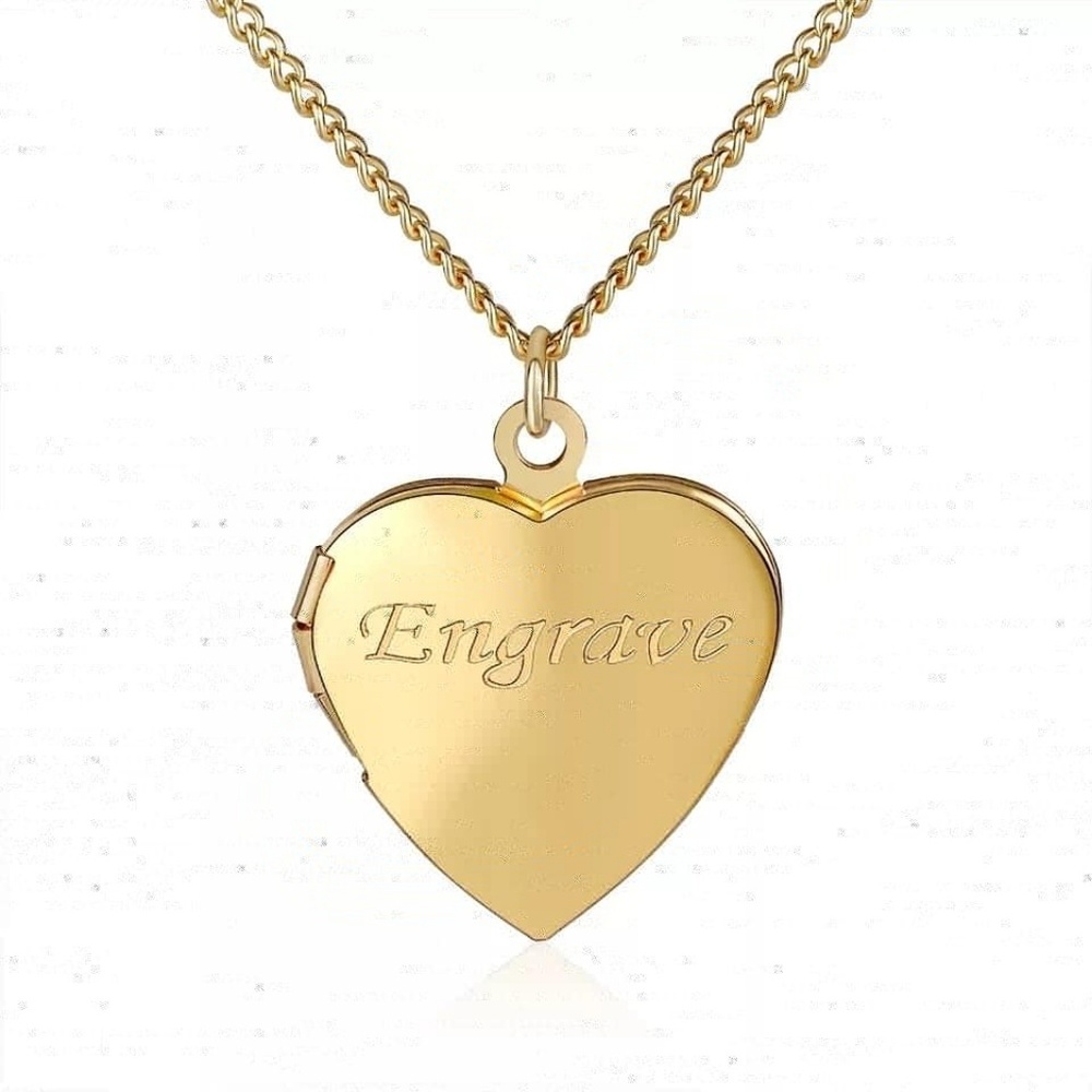 Personalized engraved locket